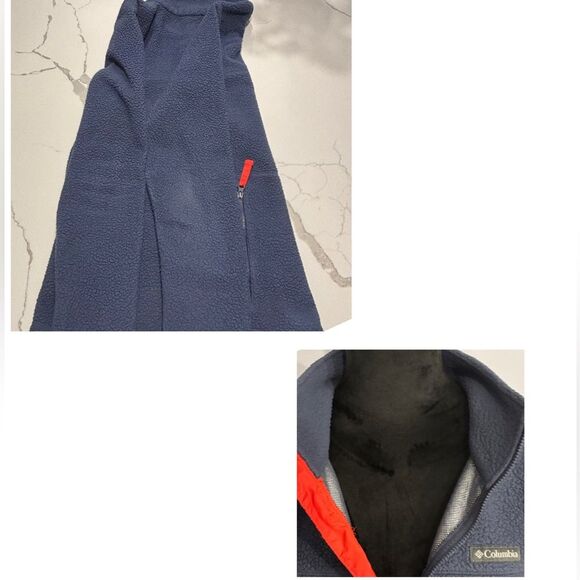 Columbia | Women's Blue Full-Zip Northern Reach Sherpa Jacket Omni Heat Size M - Picture 13 of 16